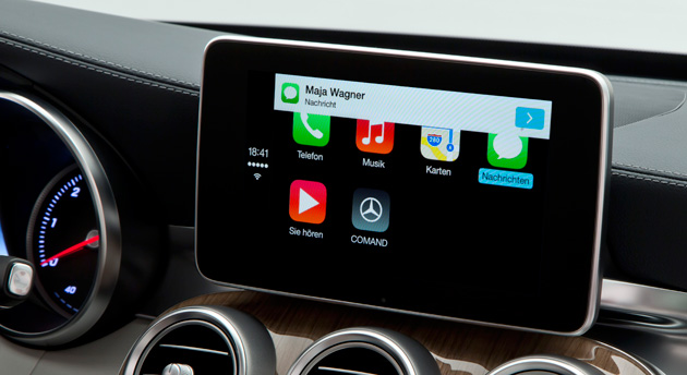 กล้องวงจรปิด CCTV บทความ Apple จับมือค่ายรถยนต์ผลิต CarPlay ระบบความบันเทิงในรถ